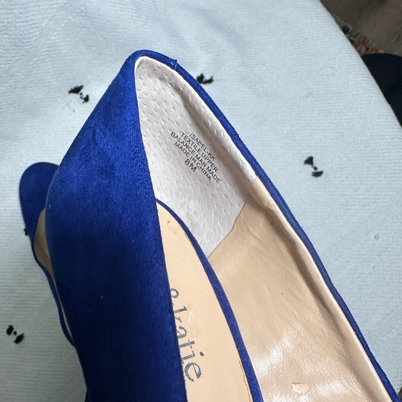 Kelly & Katie Deep Blue Heels Sz 8 - Picture 5 of 6